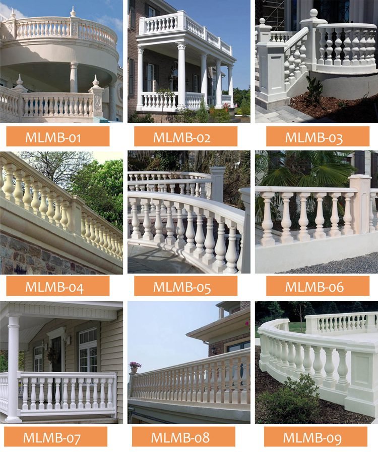 marble balustrade-Mily Statue