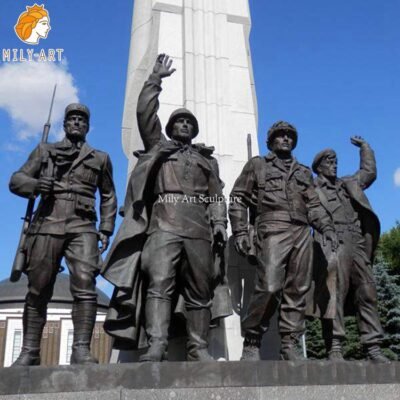 1. military memorial statues-Mily Statue