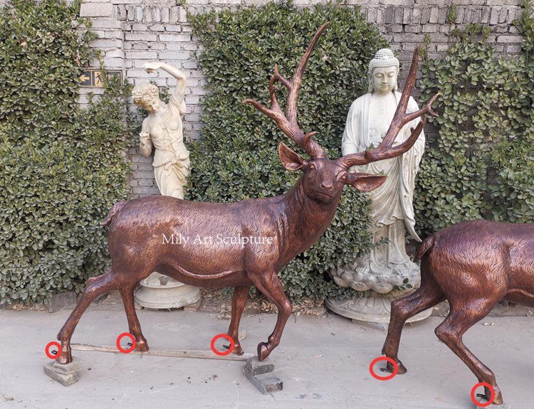 3.1. bronze animal statues