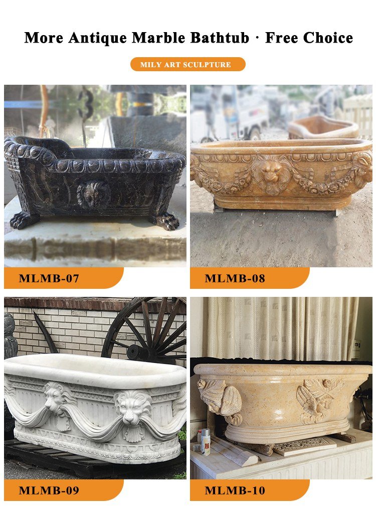 more antique marble bathtub for sale-Mily Statue