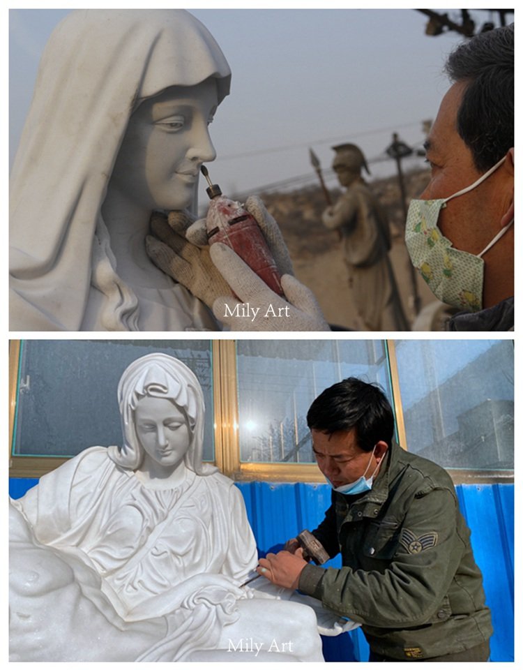 top carving artisan for carving marble religious statues-Mily Statue