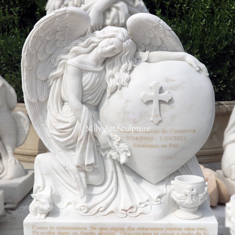 4. marble gravestone