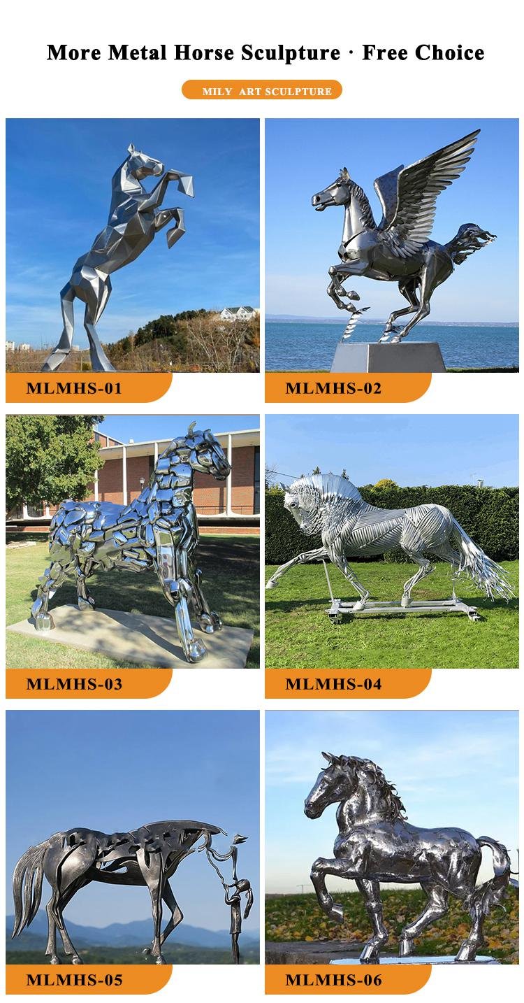 3.1. more metal horse sculptures for sale