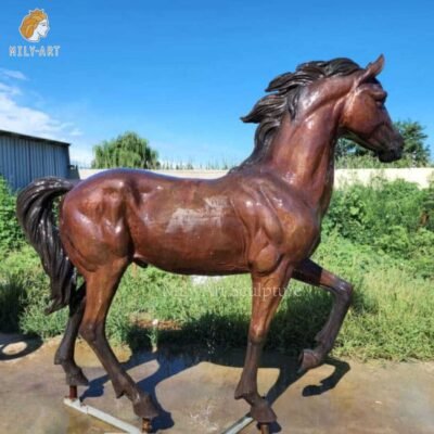 stunning bronze life size horse statue for sale mlbs 144