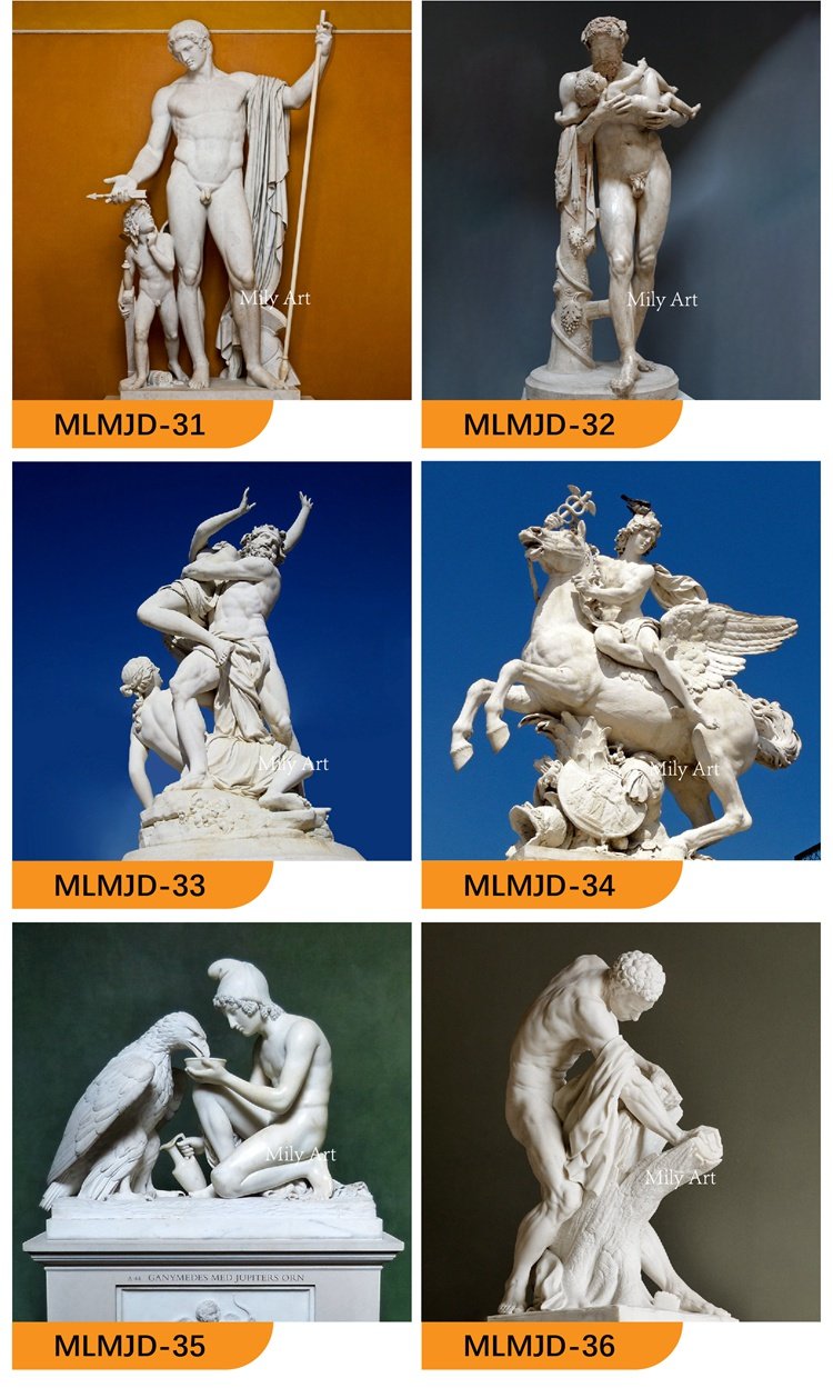 famous marble statue of abduction of a sabine woman mlms 219