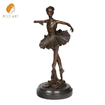 custom bronze ballet girl dancer sculpture for sale mlbs 158