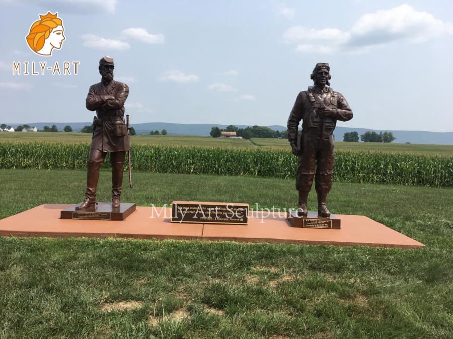 custom bronze fallen firefighters memorial statues mlbs 147