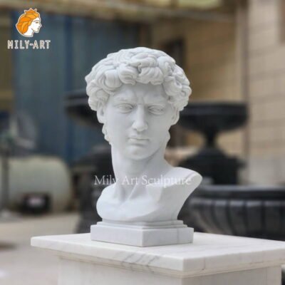 michelangelo marble statue of david bust replica mlms 241