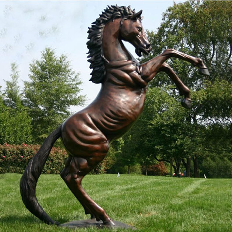 bronze statue of horse mily sculpture