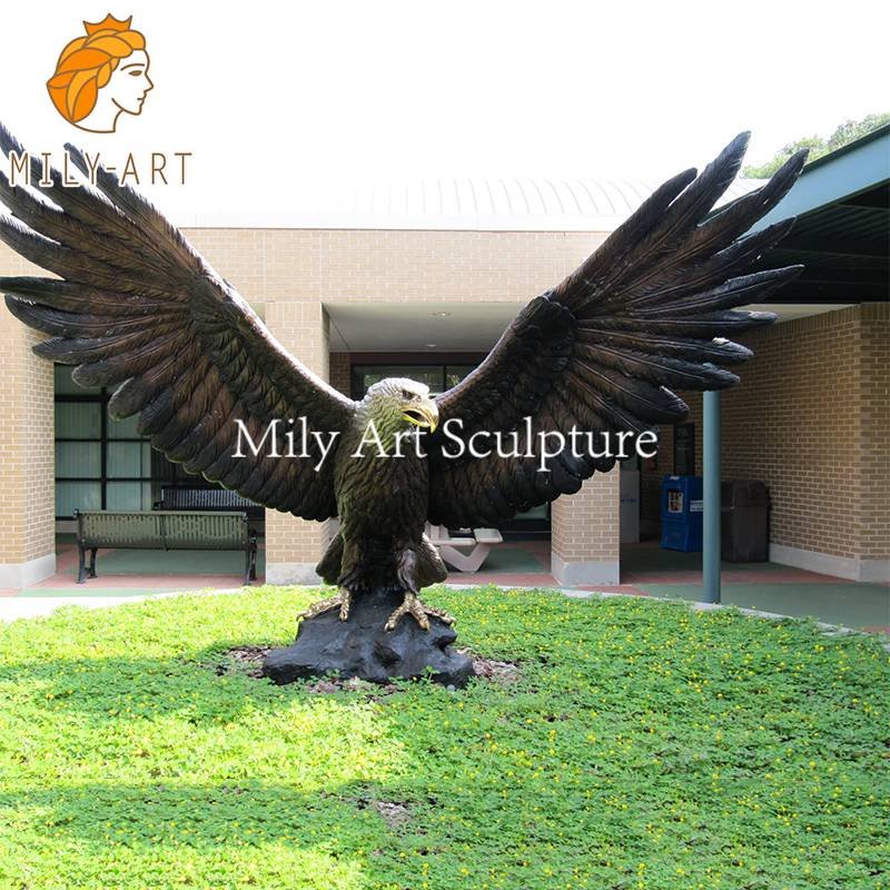 large outdoor bronze eagle statue factory sale mlbs 186