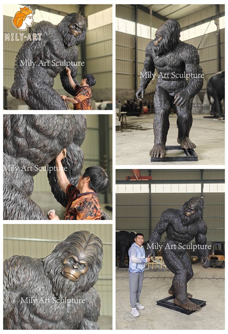 Factory Large Sasquatch Statue Display