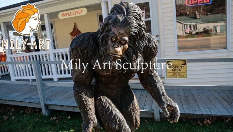 Life Size High Quality Bronze Sasquatch Statue for Sale (6)