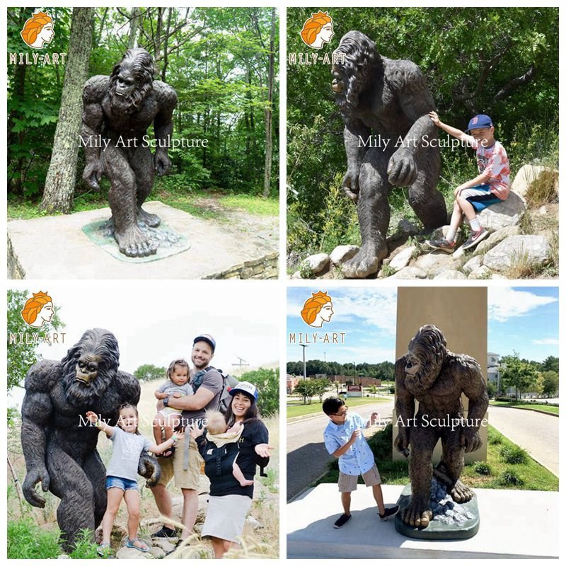 Life-size Bronze Sasquatch Statue Application