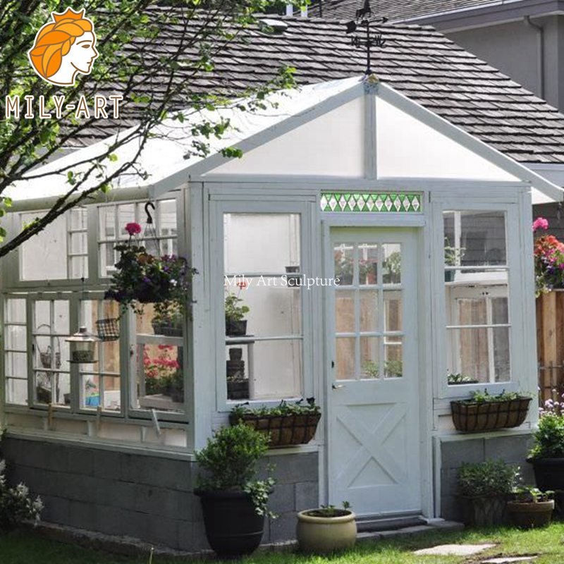 high quality white victorian orangery greenhouse for sale mlis 140