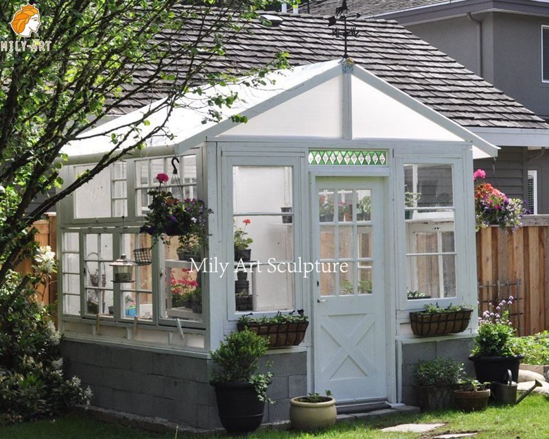 high quality white victorian orangery greenhouse for sale mlis 140