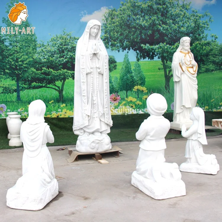 Outdoor Our Lady of Fatima Marble Statue