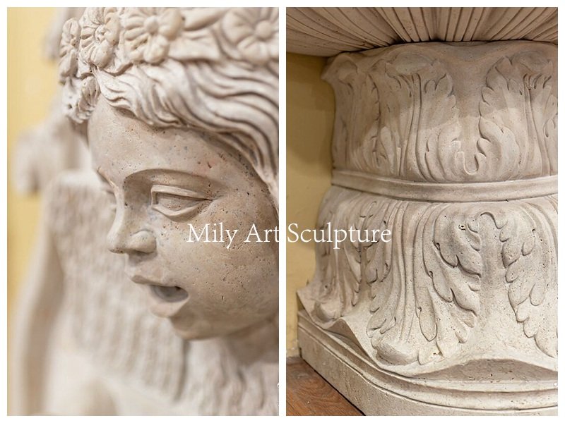 light-beige-marble-cherub-wall-fountain-details