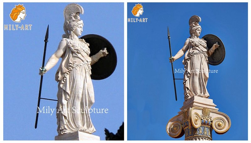 marble-statue-of-athena-details