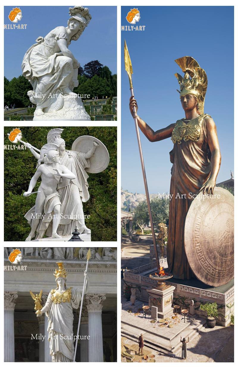 various-athena-statue-styles