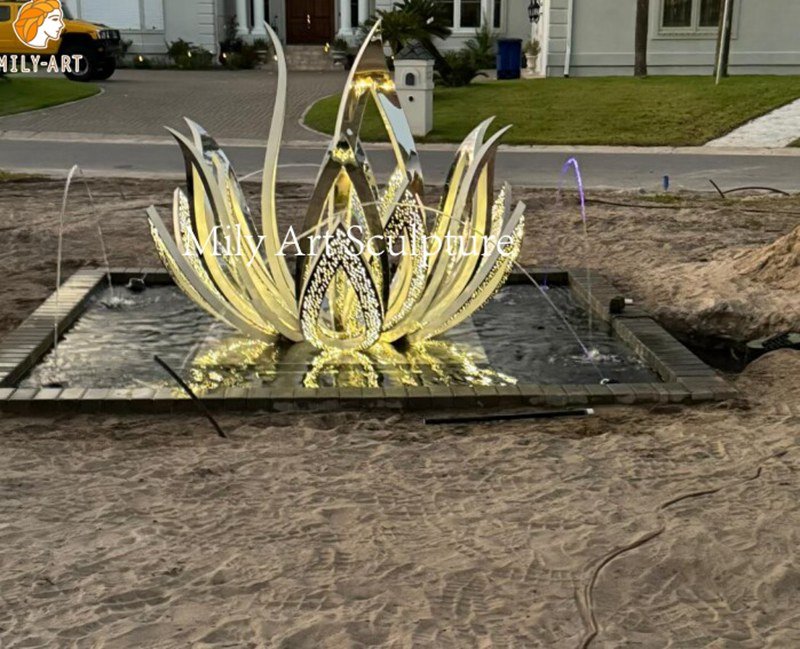 american-stainless-steel-lotus-flower-water-fountain-feedback