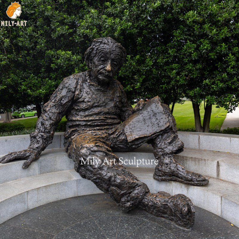 Bronze Albert Einstein Sculpture