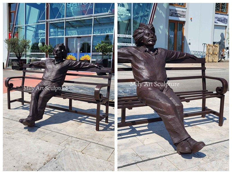 bronze Albert Einstein sculptures