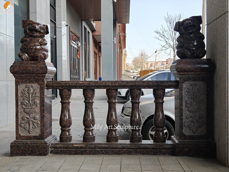 Dark Brown Marble Banister  (1)