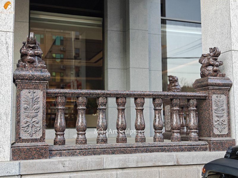 Dark Brown Marble Banister  (2)