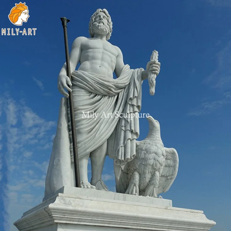 Marble Greek God Zeus Statue made by Milystatue