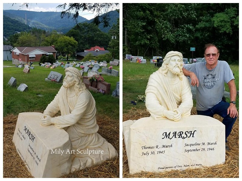 American Christ in Prayer marble statue customer feedback