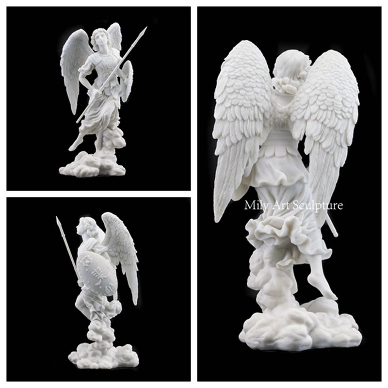 Different Styles Marble Statue of Archangel Saint Raphael