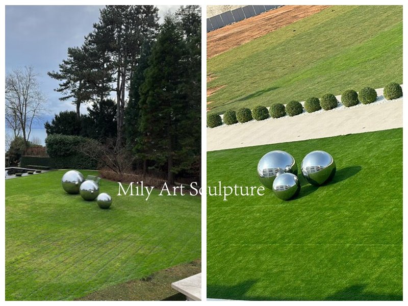 stainless steel chrome sphere sculptures customer feedback