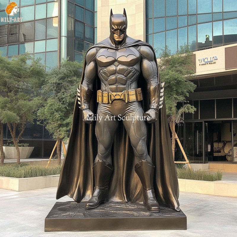 Life Size Bronze Batman Statue