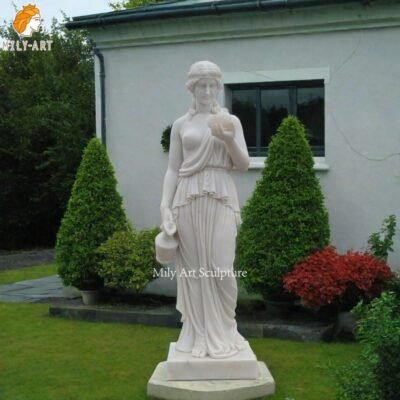 Outdoor Marble Hebe the Goddess of Youth Statue