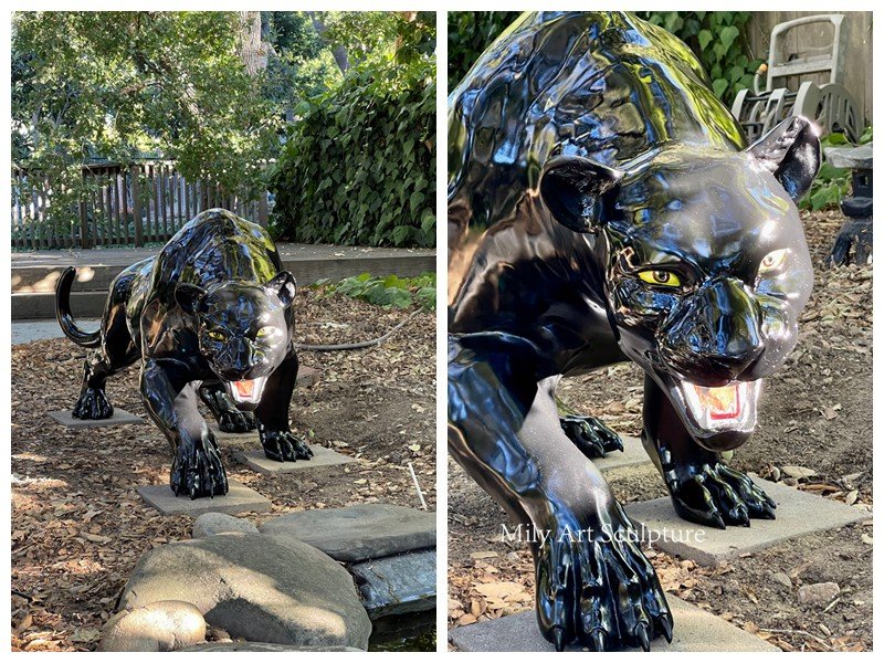 American bronze black panther sculpture feedback