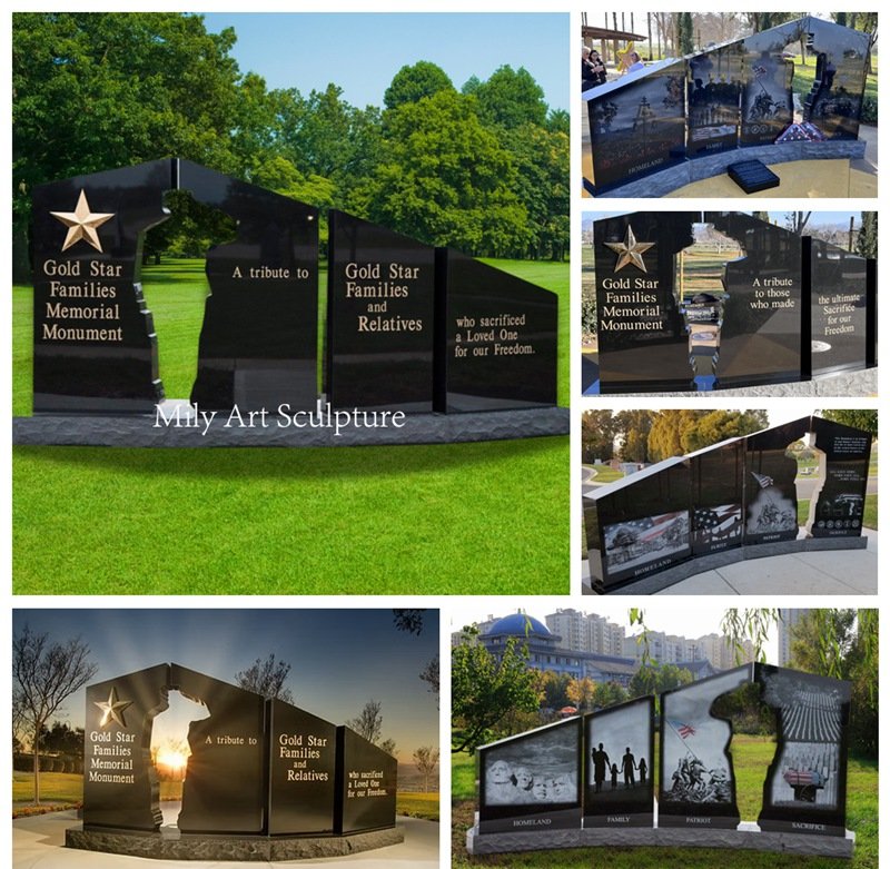 Marble Gold Star Families Memorial Monument Details