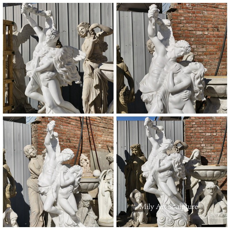 New Style Apollo And Daphne Marble Statue Details